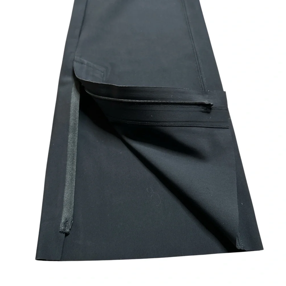 Athleta Stellar Flare Trouser Pant Women's Black Stretch NWOT.  Size 4P - Picture 7 of 12